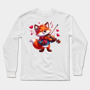 Happy foxe Long Sleeve T-Shirt